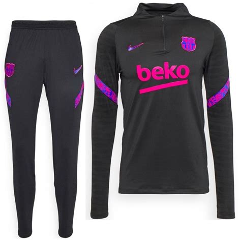 nike fc barcelona strike trainingspak 20-21 cl zwart roze|Nike Barcelona trainingspakken.